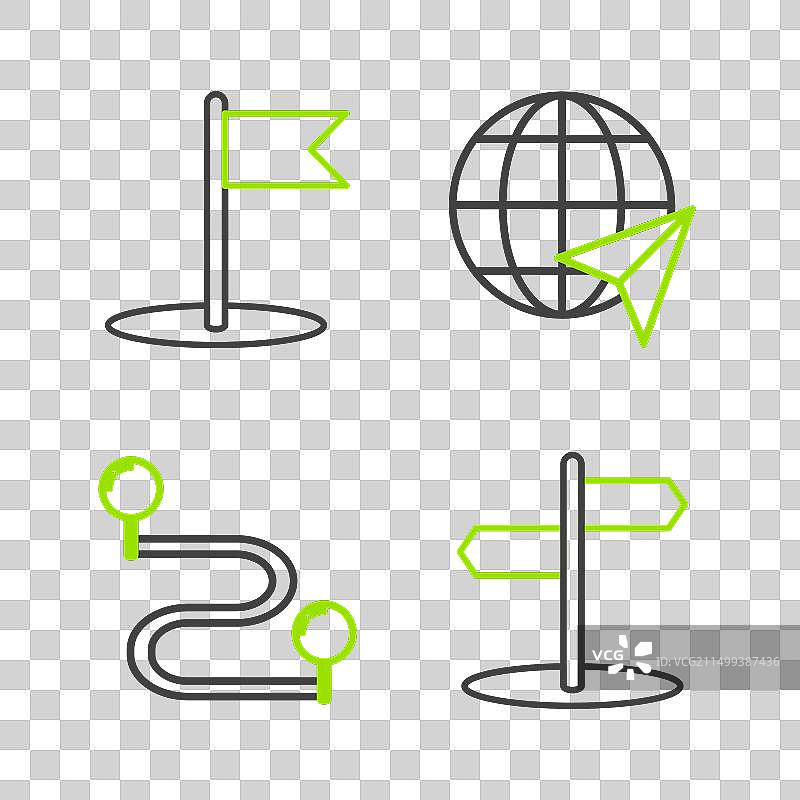 电话线、道路交通标志、路线位置图片素材