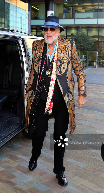 Mick Fleetwood抵达BBC早餐工作室宣传他的新书图片素材