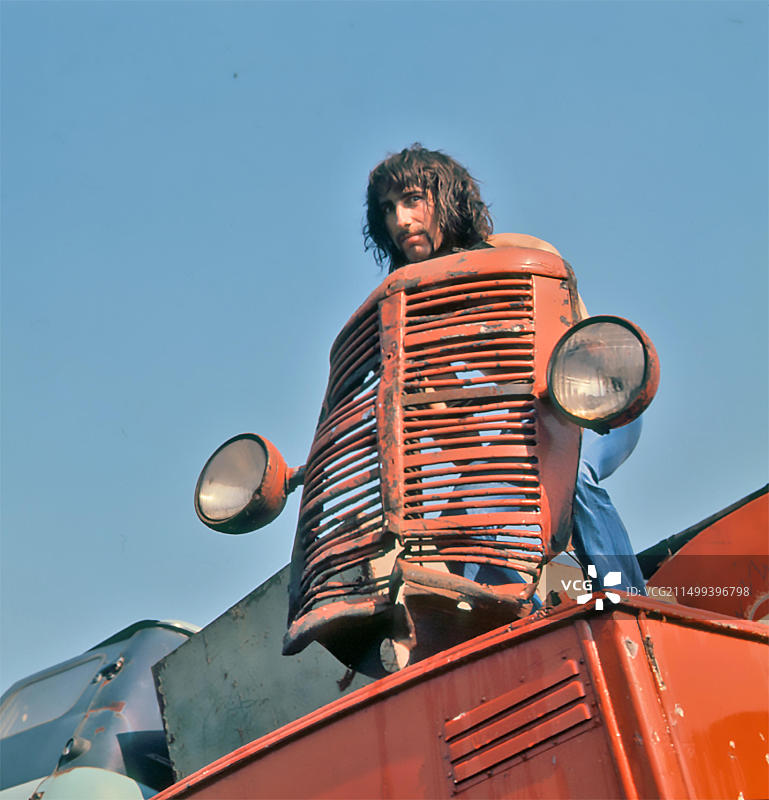 ARTHUR BROWN，1968年的英国摇滚音乐家。摄影：Tony Gale图片素材