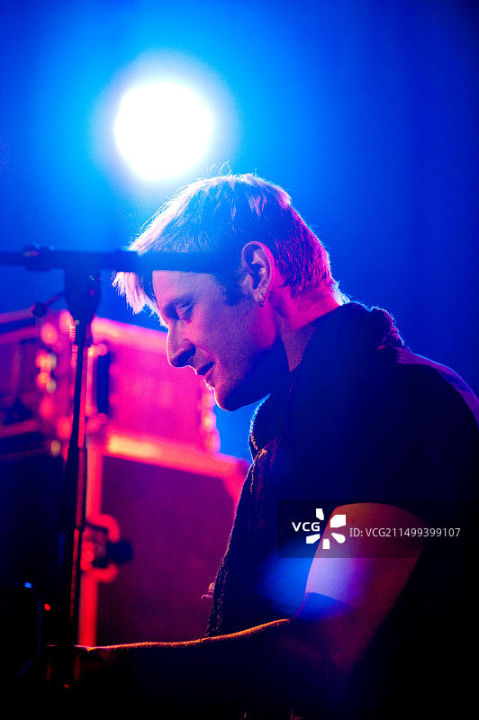 比利时音乐家Ozark Henry在Radio 1 Sessies（比利时，2010年10月15日）图片素材