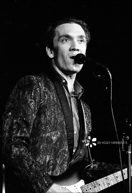 音乐家G.E. Smith在洛杉矶演出，1981年图片素材