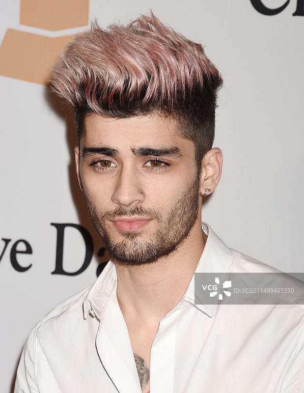 ZAYN MALIK，2016年2月时的英国歌手。摄影：Jeffrey Mayer图片素材