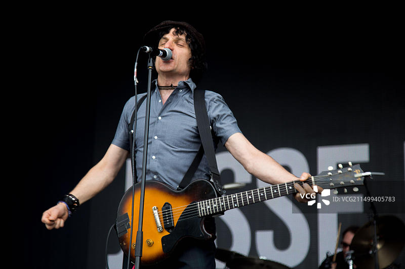 杰西·马林在海德公园的巴克莱卡英国夏令时音乐节上表演图片素材