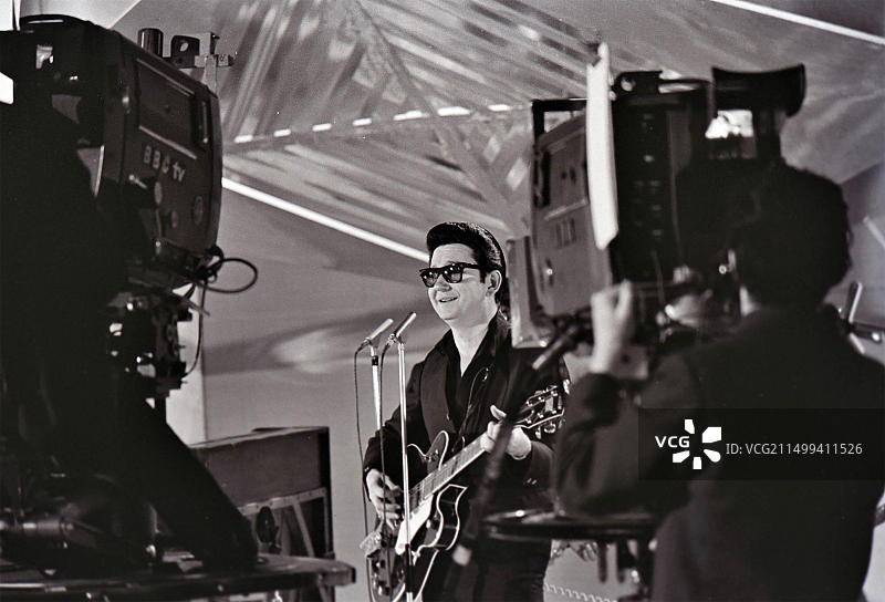 罗伊·奥比森（1936-1998），1967年3月的美国歌手图片素材