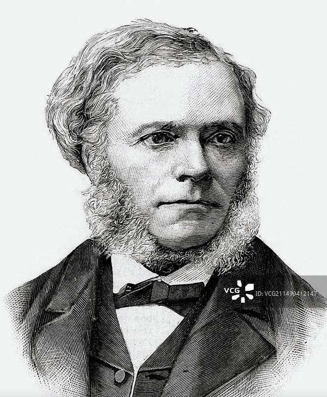 塞萨尔·弗兰克（1822-1890）荷兰-法国作曲家图片素材