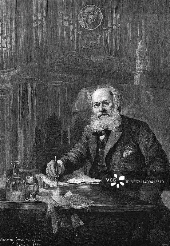 夏尔·古诺（1818-1893）法国作曲家图片素材