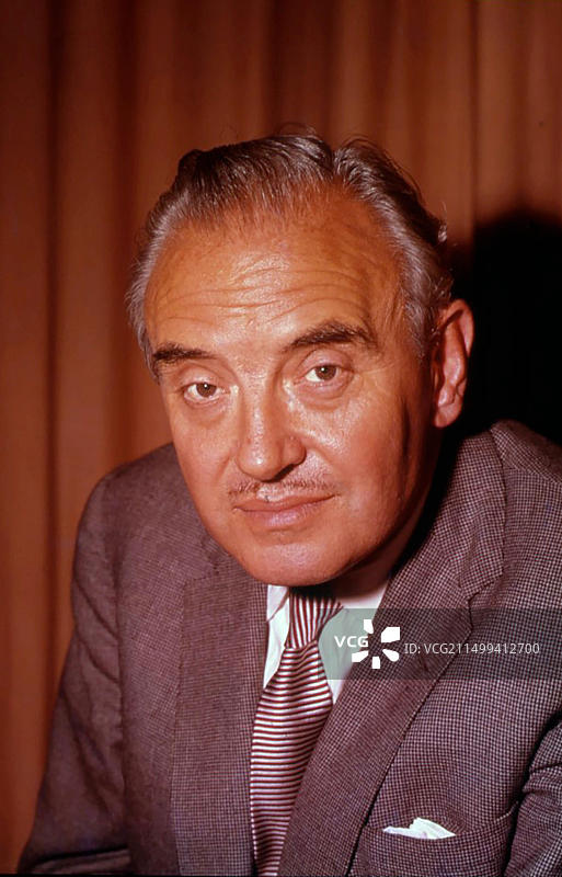 特德·希斯（1902-1969）：英国乐队指挥，约1960年图片素材