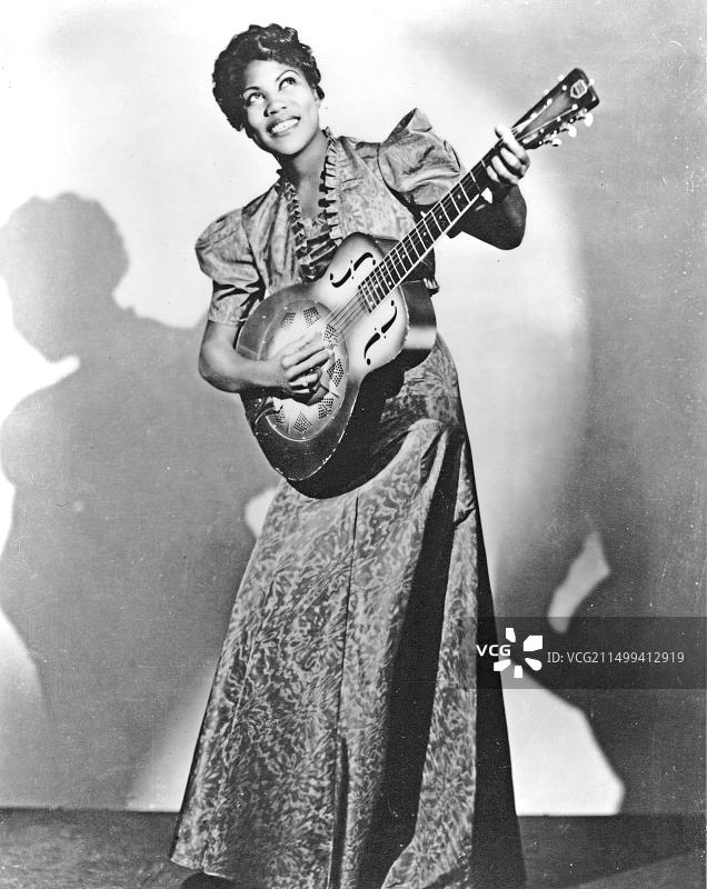 罗塞塔·撒普姐妹（1915-1973）美国歌手约1935年宣传照图片素材