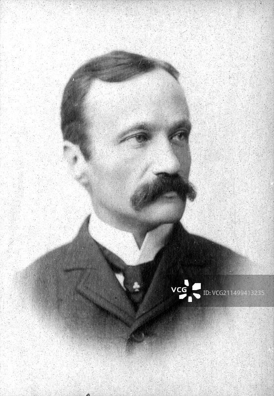 阿里戈·博伊托 (1842-1918)：意大利诗人、记者和作曲家，1879年图片素材