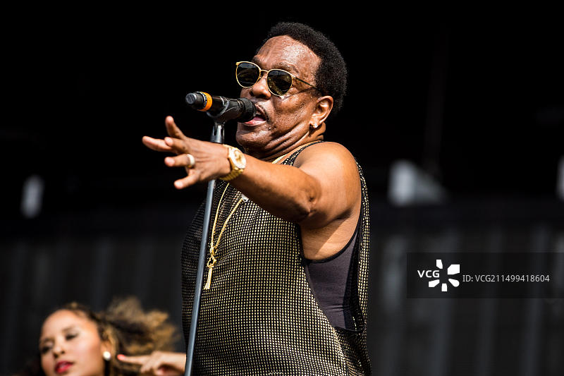 查理·威尔逊2018年7月14日在海德公园的巴克莱英国夏季音乐节上表演图片素材