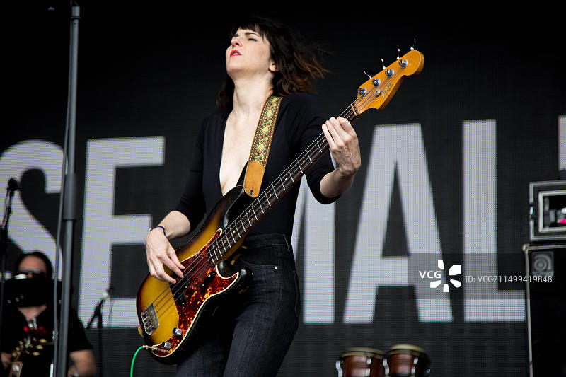 杰西·马林在海德公园的巴克莱卡英国夏令时音乐节上表演图片素材