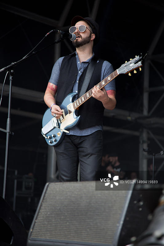 杰西·马林在海德公园的巴克莱卡英国夏令时音乐节上表演图片素材