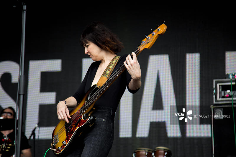 杰西·马林在海德公园的巴克莱卡英国夏令时音乐节上表演图片素材