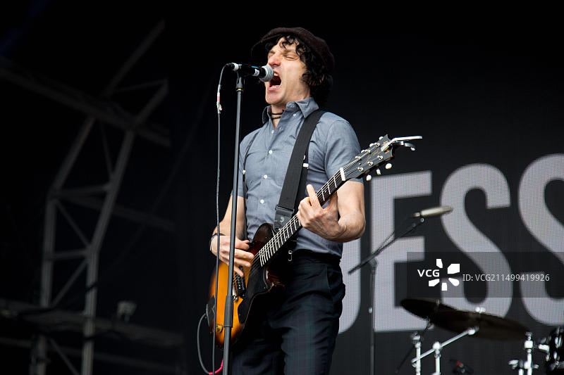 杰西·马林在海德公园的巴克莱卡英国夏令时音乐节上表演图片素材