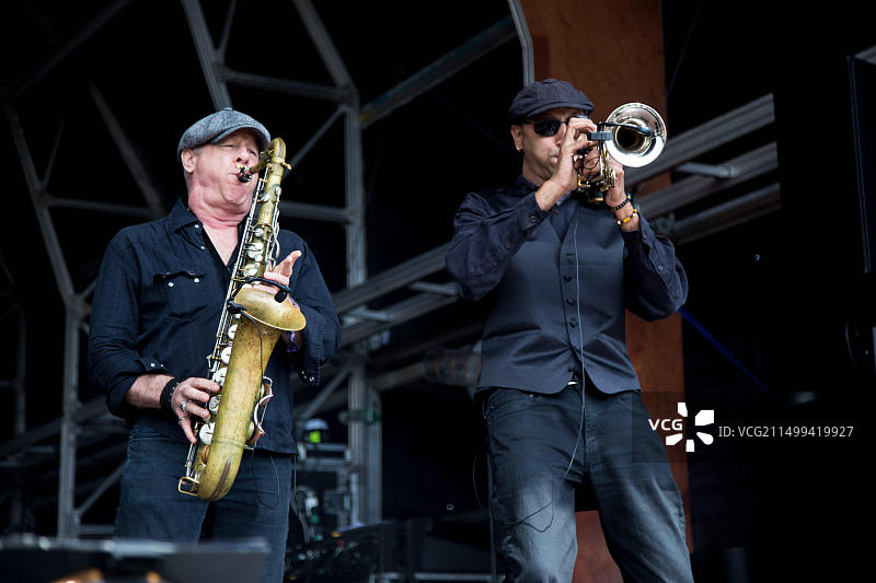 杰西·马林在海德公园的巴克莱卡英国夏令时音乐节上表演图片素材