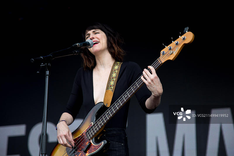 杰西·马林在海德公园的巴克莱卡英国夏令时音乐节上表演图片素材