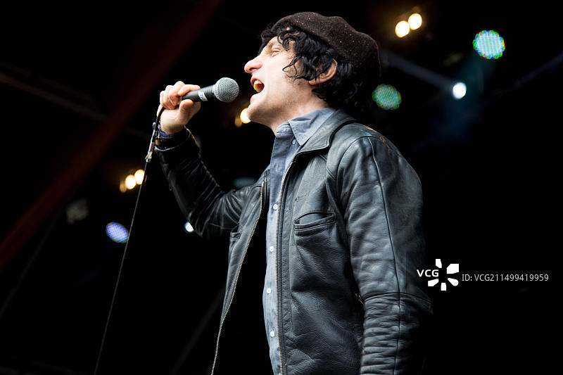 杰西·马林在海德公园的巴克莱卡英国夏令时音乐节上表演图片素材