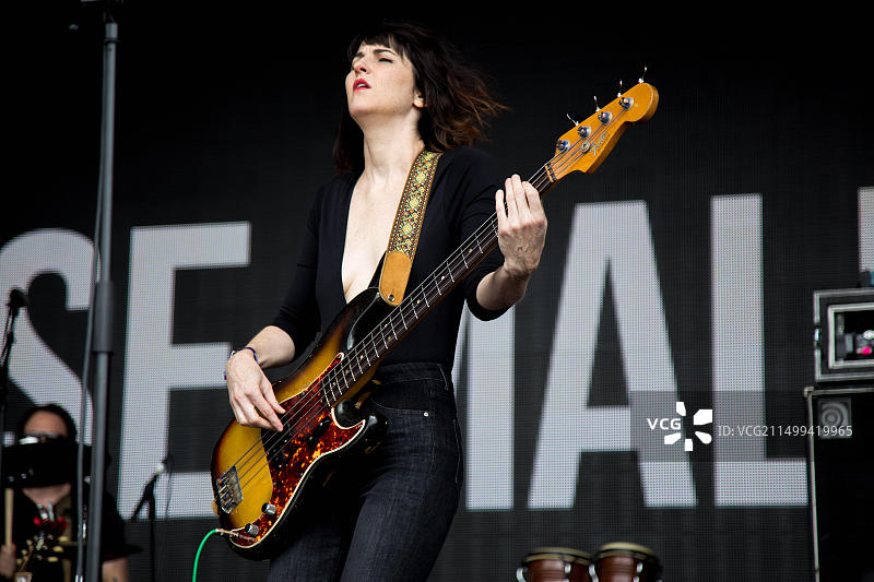 杰西·马林在海德公园的巴克莱卡英国夏令时音乐节上表演图片素材