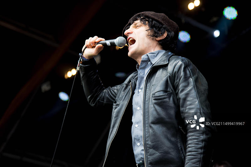 杰西·马林在海德公园的巴克莱卡英国夏令时音乐节上表演图片素材