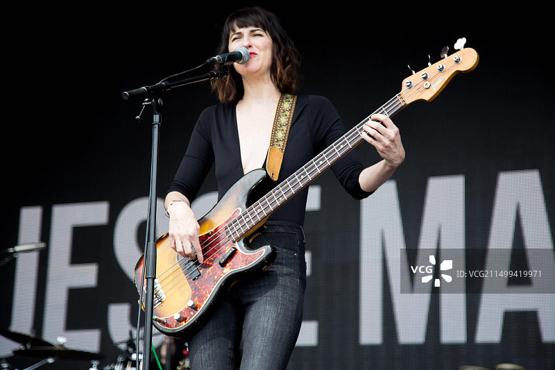 杰西·马林在海德公园的巴克莱卡英国夏令时音乐节上表演图片素材