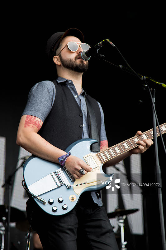 杰西·马林在海德公园的巴克莱卡英国夏令时音乐节上表演图片素材