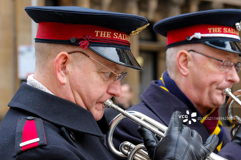 格拉斯哥圣诞购物街景图片素材