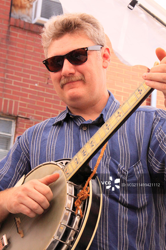 弗吉尼亚州加拉克斯蓝草音乐节图片素材