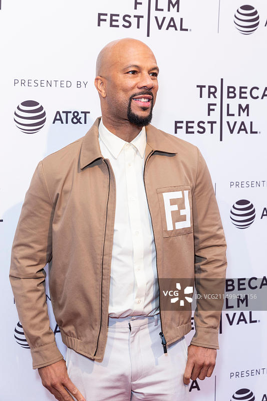 纽约州纽约市：音乐家Common参加2018年4月22日在SVA剧院举行的2018年翠贝卡电影节期间的“关于尼娜的一切”放映会图片素材