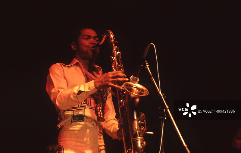 Philippe Gras / Le Pictorium - 费拉·库提 - 2021年3月27日 - 法国/法兰西岛大区/巴黎 - 费拉·库提在潘坦赛马场举行的音乐会，1981年3月15日图片素材