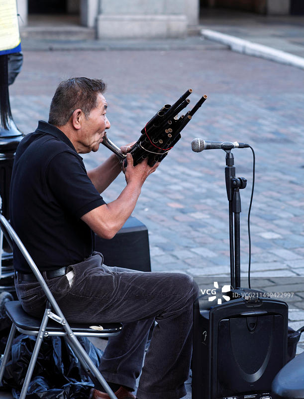 笙，中国竹制口风琴图片素材