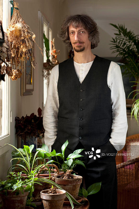 意大利佛罗伦萨费德里科·萨尔代利乐队指挥图片素材