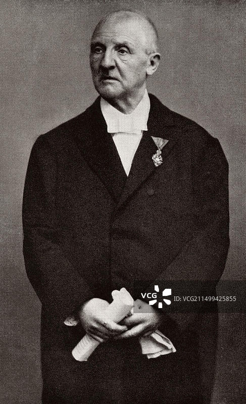 安东·布鲁克纳 (1824-1896)：奥地利作曲家、管风琴家和音乐理论家图片素材