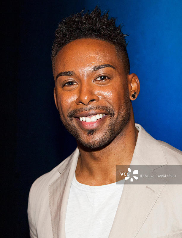 JOHN LUNDVIK 瑞典艺术家，参加在以色列举行的欧洲歌唱大赛图片素材