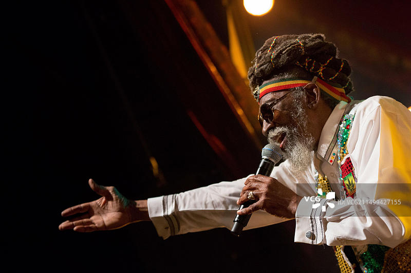 内维尔·奥莱利·利文斯顿（Bunny Wailer），法国巴黎，2014年图片素材