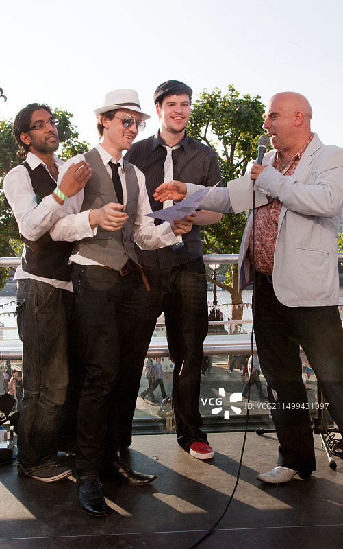 伦敦市长节奏大赛决赛，Ze Trio乐队图片素材