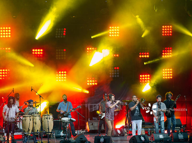 加拿大魁北克蒙特利尔爵士音乐节表演图片素材