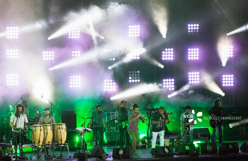 加拿大魁北克蒙特利尔爵士音乐节表演图片素材