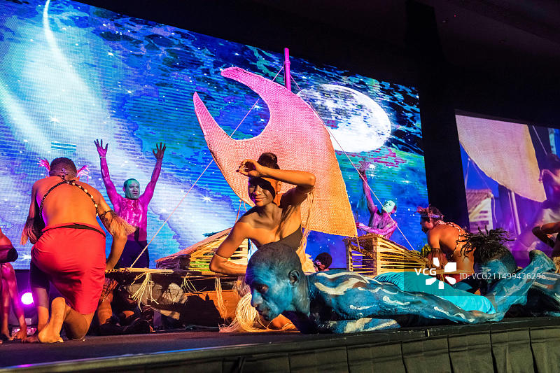 巴布亚新几内亚,巴布亚湾区,国家首都区,国家首都区,莫尔兹比港市,韦加尼区,斯坦利酒店,由尊敬的波伊斯·帕科普组织的州长舞会,传统表演图片素材