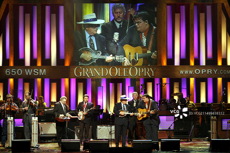 波比·奥斯本与落基山快车乐队，美国田纳西州纳什维尔乡村音乐大剧院图片素材