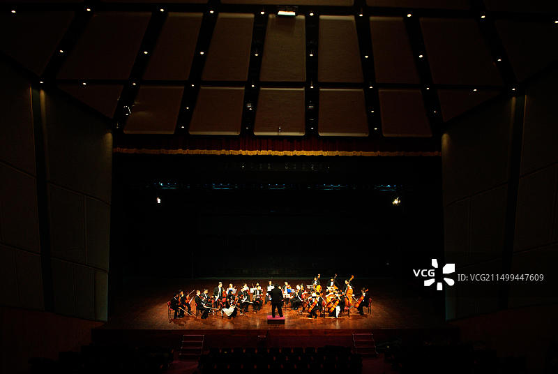 贾姆谢德·巴巴礼堂的交响乐团；孟买；马哈拉施特拉邦；印度图片素材