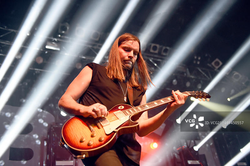 摇滚乐队BUSH在苏格兰格拉斯哥O2 ABC场馆演出，2017年9月26日图片素材