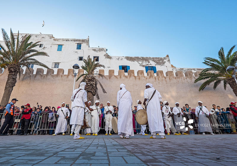摩洛哥索维拉格纳瓦音乐节上的音乐家图片素材