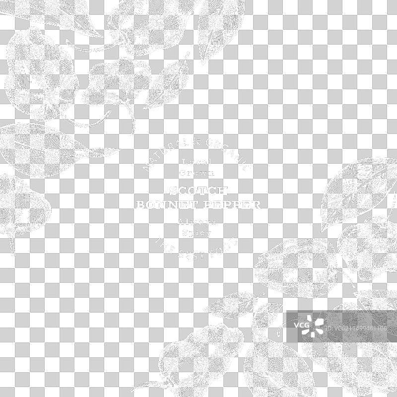 手绘苏格兰帽辣椒图片素材