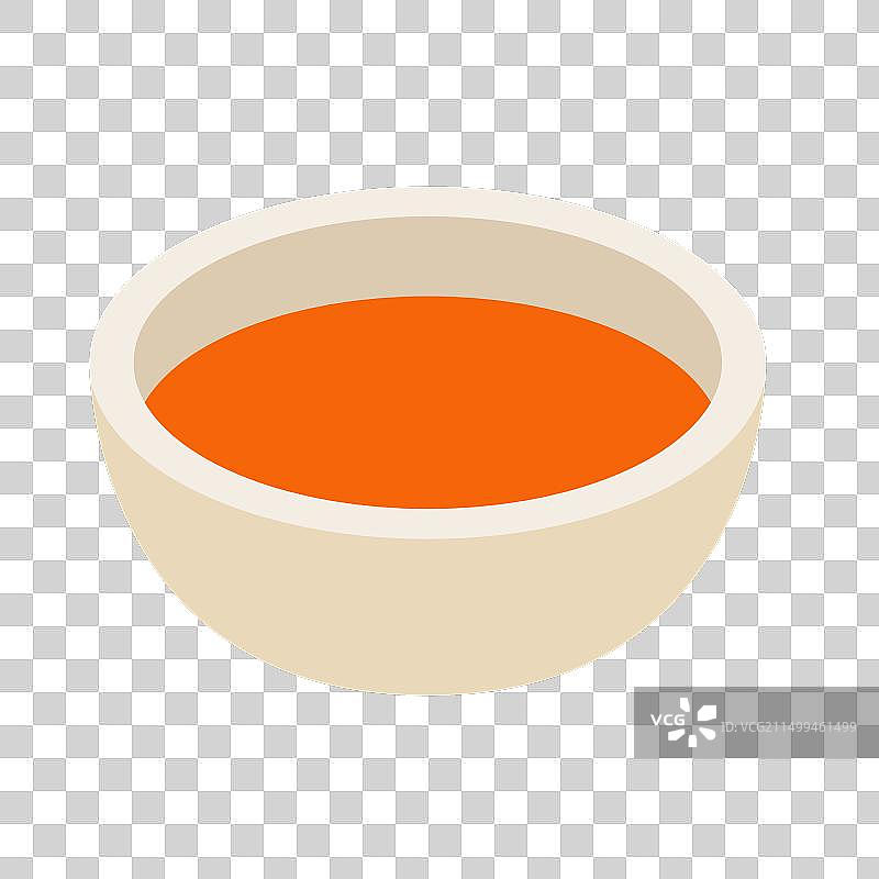 碗装扁平设计辣椒酱图片素材