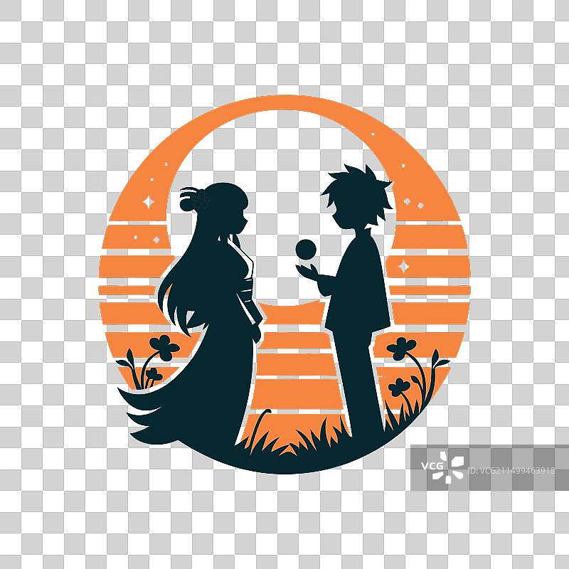 七夕浪漫情侣图片素材