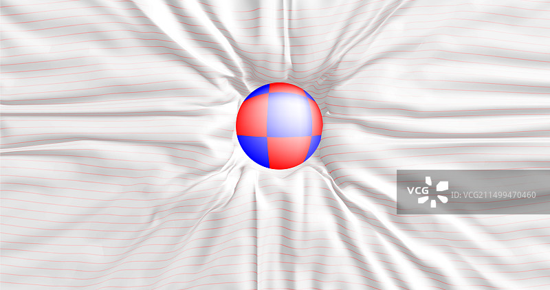白色织物球体抽象图像图片素材