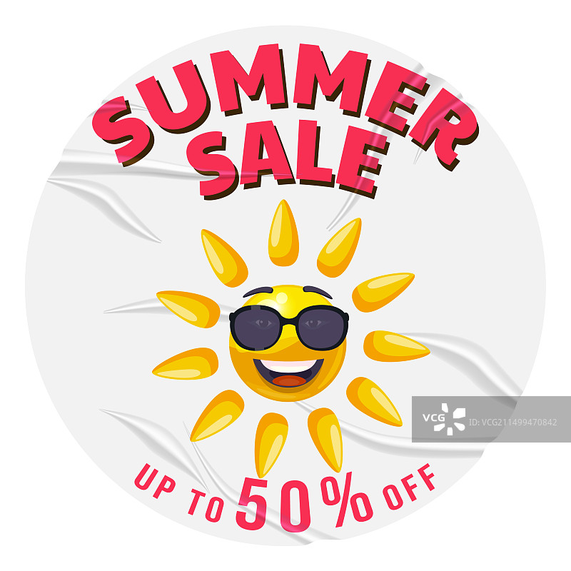 夏季促销卡通太阳眼镜图片素材