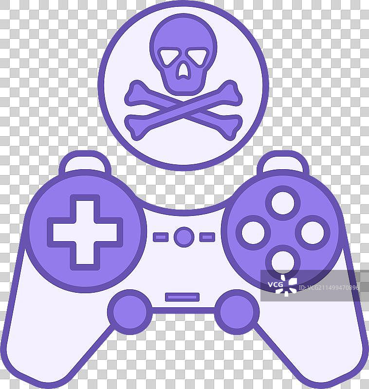 游戏结束彩色图标图片素材