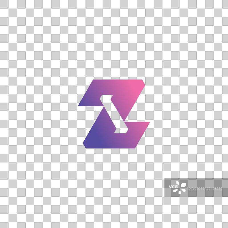 Z字母生物科技logo图标图片素材