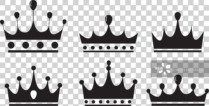 皇冠图标合集图片素材